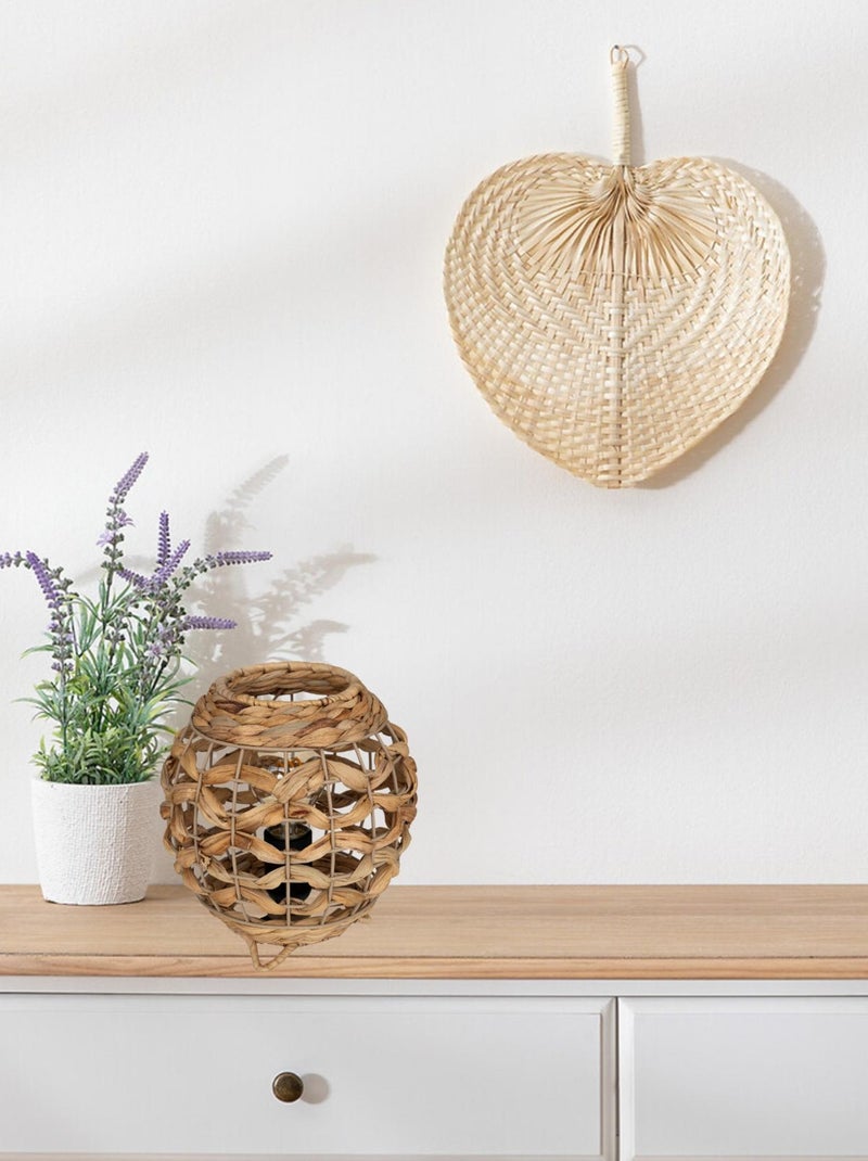 Lampe en jacinthe à poser Beige - Kiabi