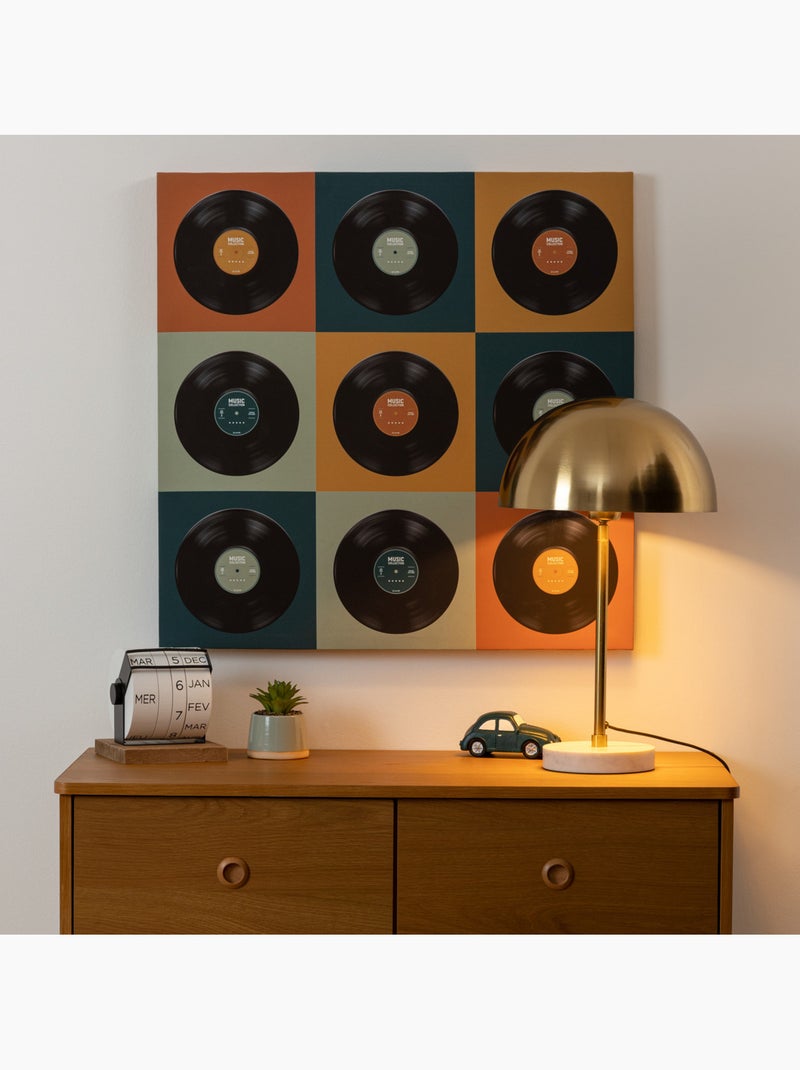 Lampe en marbre et métal doré lilio Doré - Kiabi