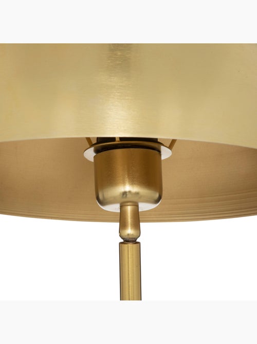 Lampe en marbre et métal doré lilio - Kiabi