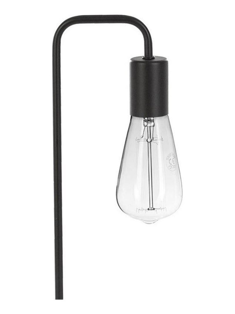 Lampe en métal noir Noir - Kiabi