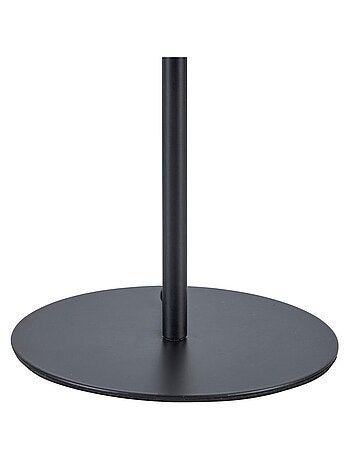 Lampe en métal noire et dorée