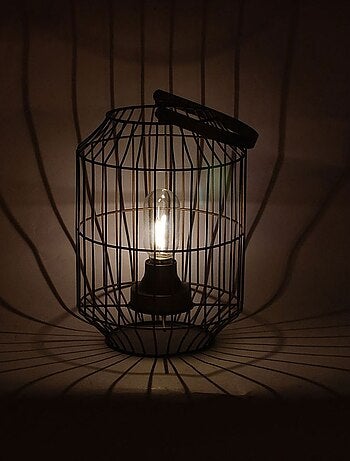 Lampe en métal transportable led