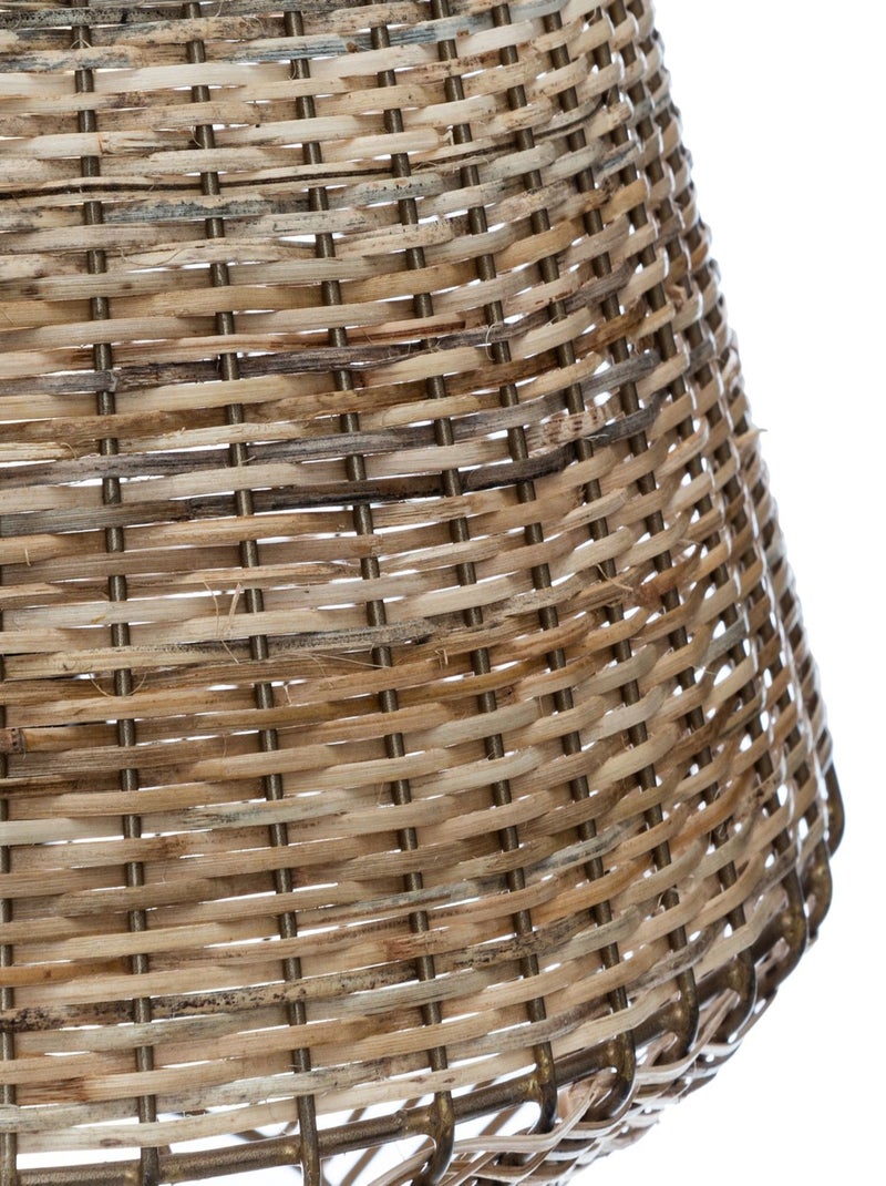 Lampe en osier CHERAW Beige - Kiabi