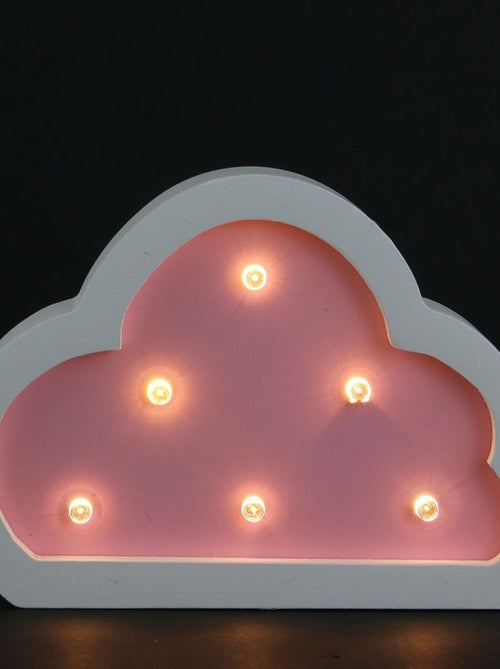 Lampe enfant 6 LED à éclairage doux NUAGE - Kiabi Lampe enfant 6 LED à éclairage doux NUAGE - Kiabi