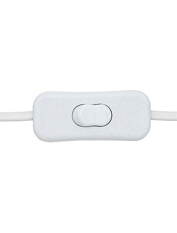 Lampe enfant bois de paulownia abat-jour tissu TOXEY