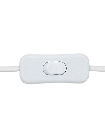 Lampe enfant bois de paulownia abat-jour tissu TOXEY