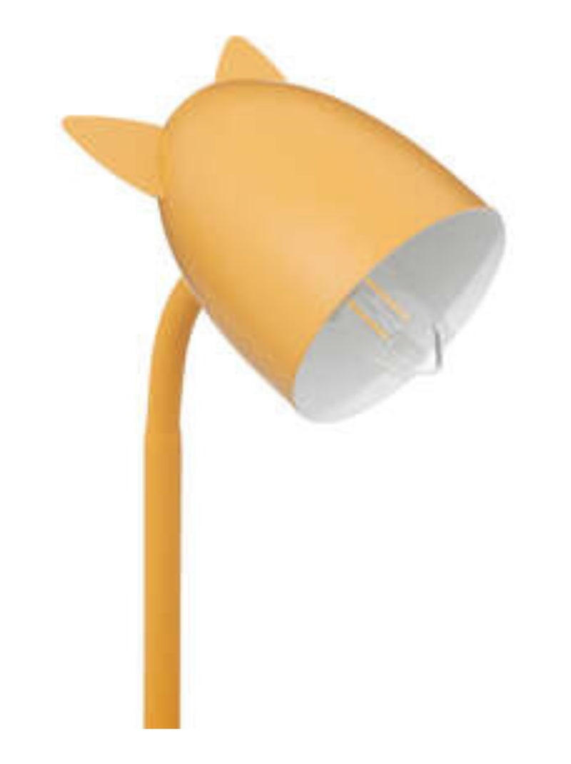 Lampe enfant oreilles de chat Jaune moutarde - Kiabi