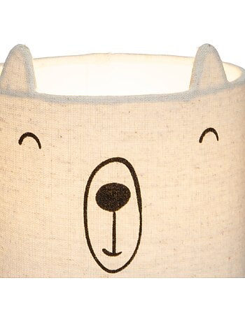 Lampe enfant ourson bois et lin OURSON