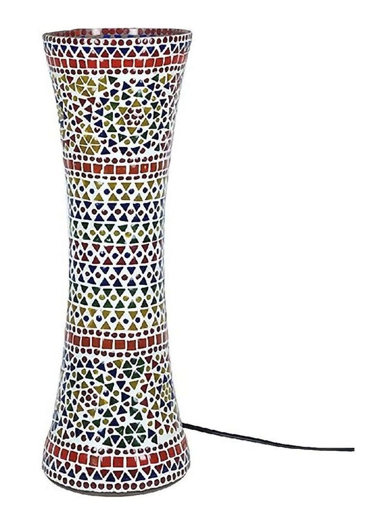 Lampe évasée en verre Multicolore - Kiabi