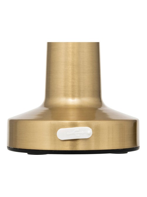 Lampe extérieure en métal rechargeable - Kiabi