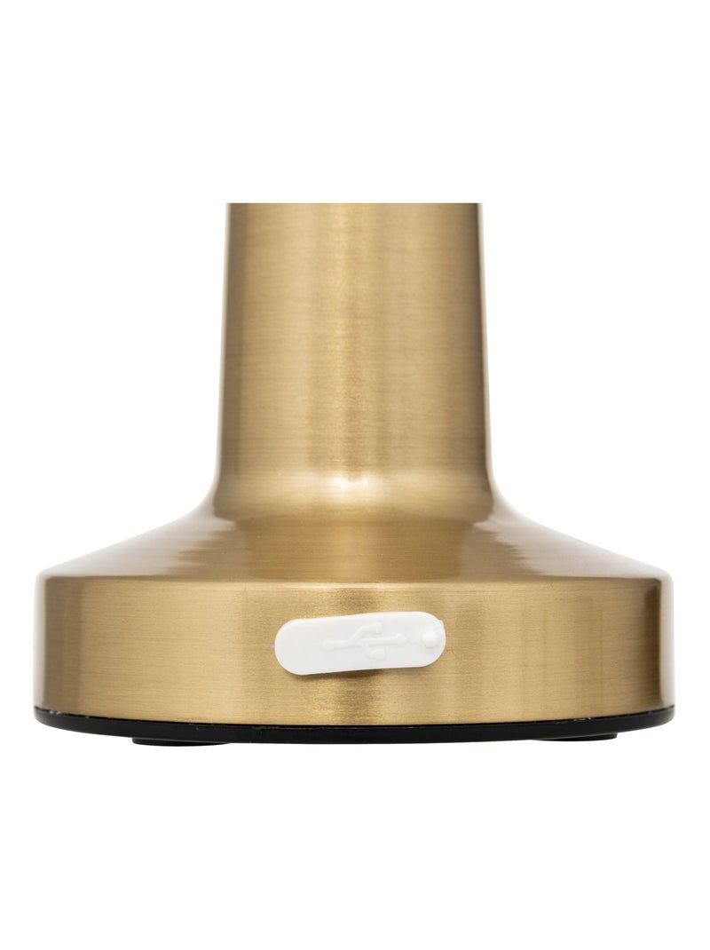 Lampe extérieure en métal rechargeable Doré/or - Kiabi