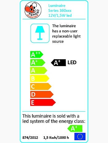 Lampe faon couché