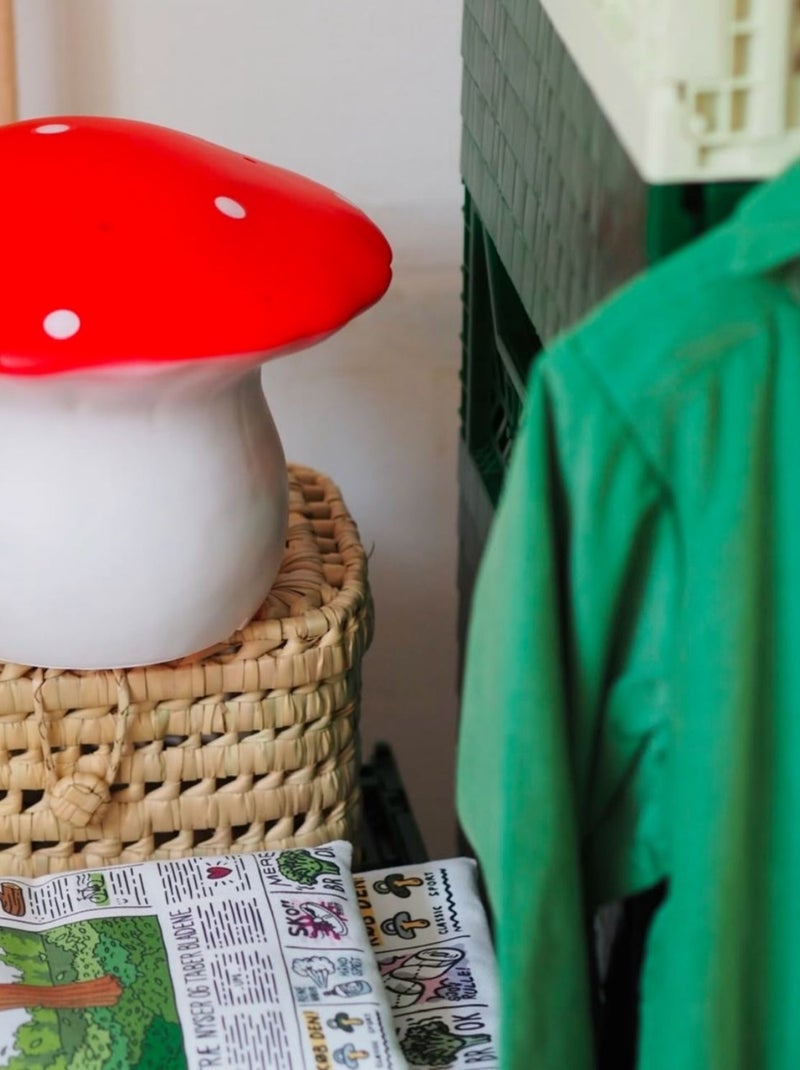 Lampe grand champignon Rouge - Kiabi