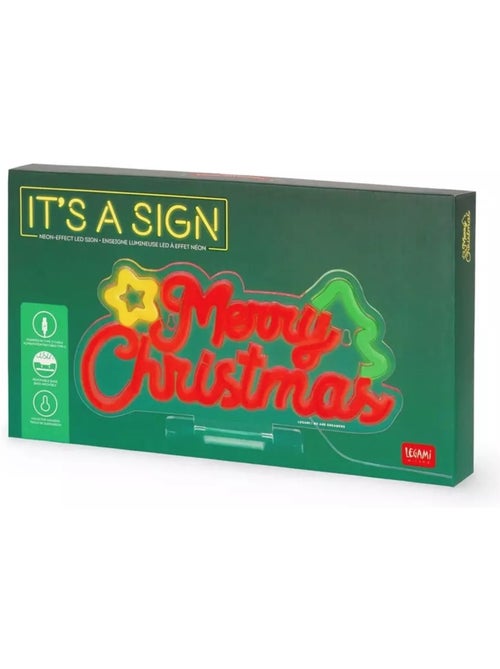 Lampe it's a sign - merry xmas - Kiabi