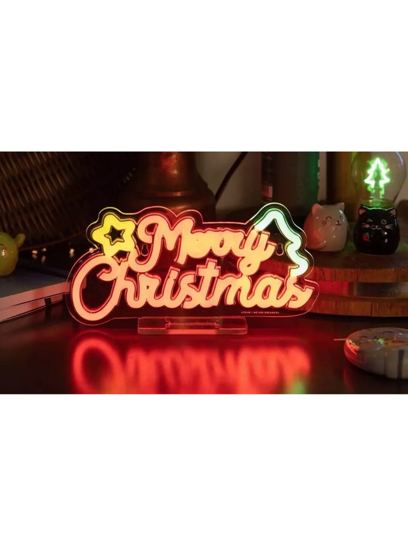 Lampe it's a sign - merry xmas Vert - Kiabi