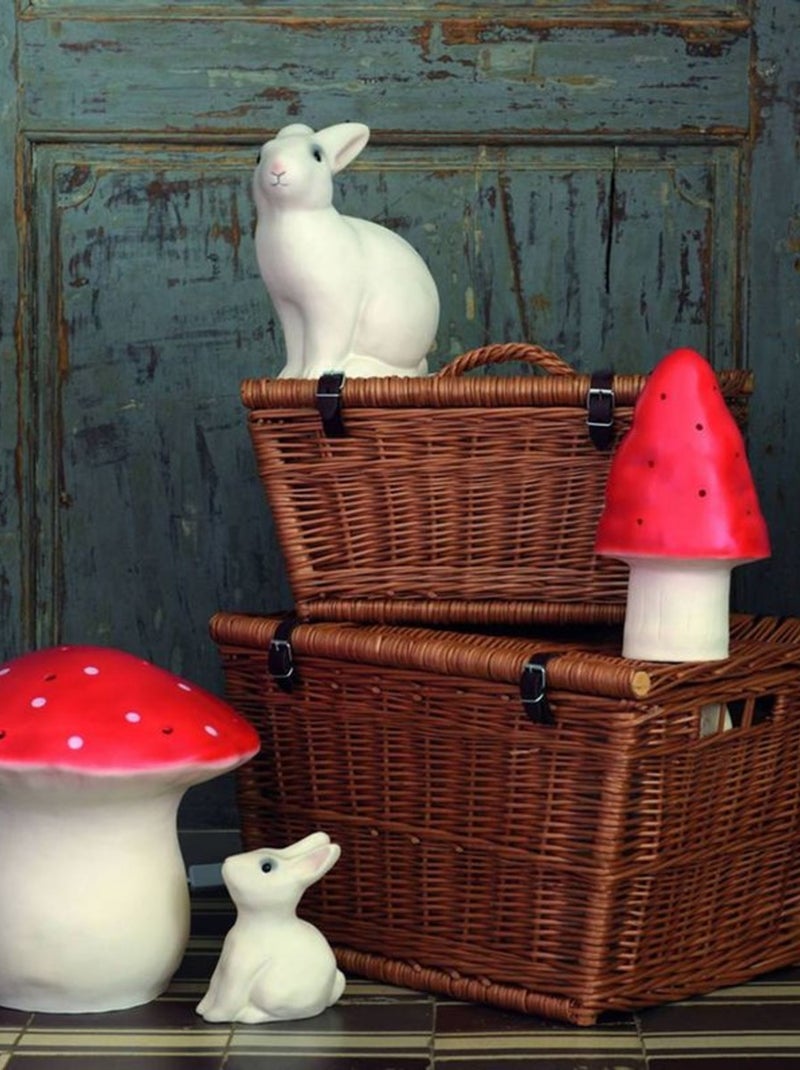 Lampe lapin Blanc - Kiabi
