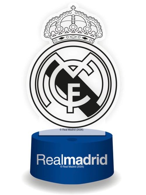 Lampe LED à effet 3D Real Madrid - Kiabi Lampe LED à effet 3D Real Madrid - Kiabi
