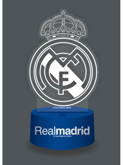 Lampe LED à effet 3D Real Madrid - Kiabi Lampe LED à effet 3D Real Madrid - Kiabi