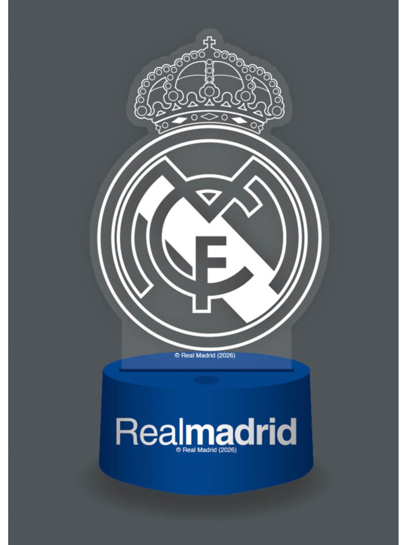 Lampe LED à effet 3D Real Madrid Bleu - Kiabi