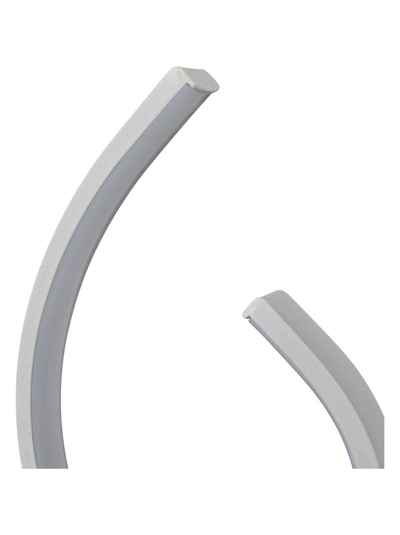 Lampe LED à poser design minimaliste Blanc - Kiabi