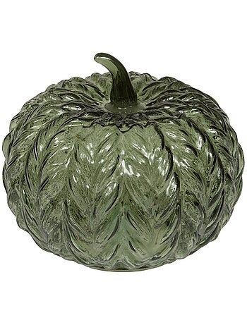 Lampe led assia ronde h.12cm vert