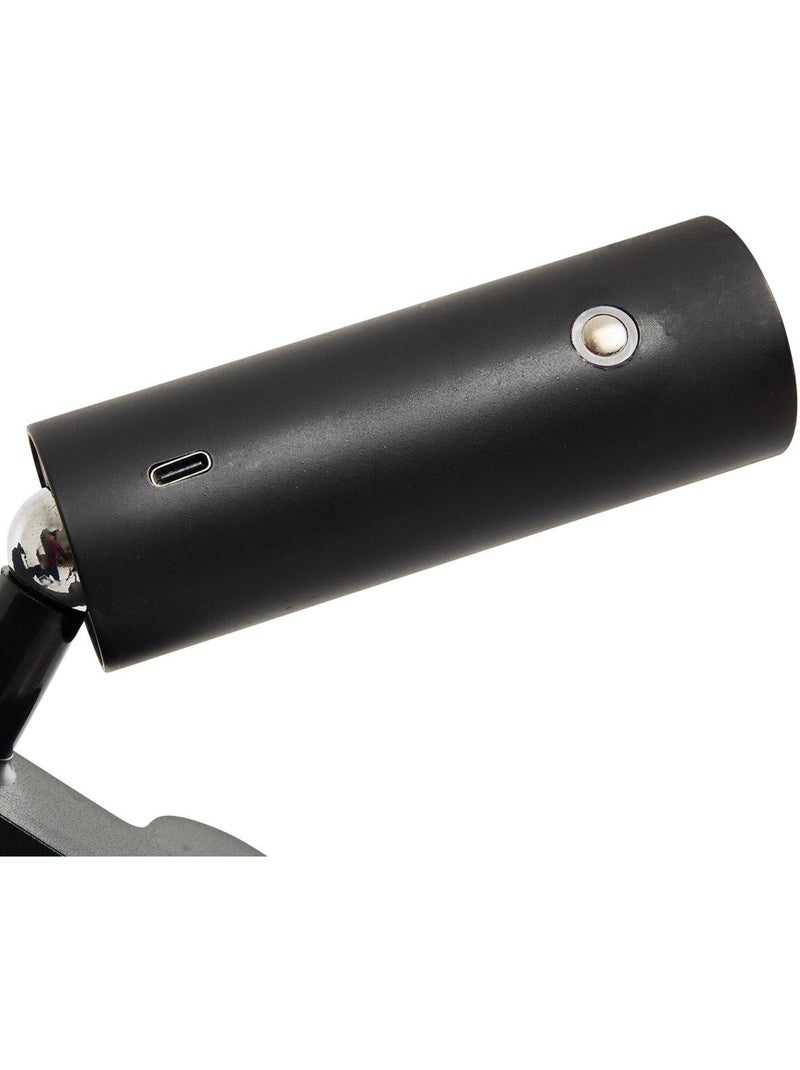 Lampe LED clipsable USB Noir - Kiabi