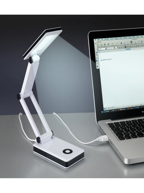 Lampe LED de bureau pliante Oka - Kiabi Lampe LED de bureau pliante Oka - Kiabi