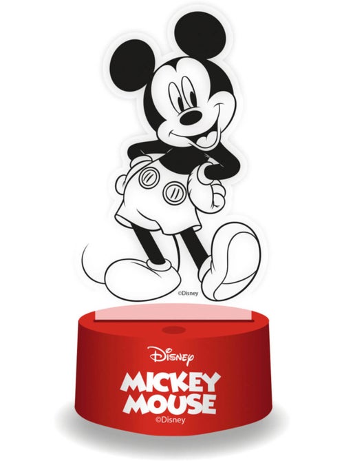 Lampe LED effet 3D - Mickey Mouse - Kiabi Lampe LED effet 3D - Mickey Mouse - Kiabi