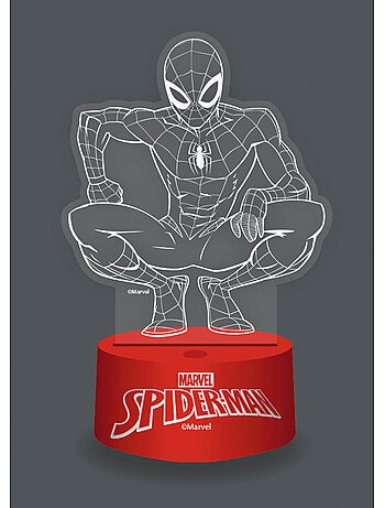Lampe LED effet 3D - Spiderman