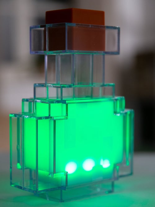 Lampe LED flacon potion rechargeable par usb - 8 modes de couleurs 'Roba' - Minecraft - Kiabi