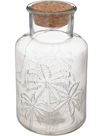 Lampe LED palmier transparent