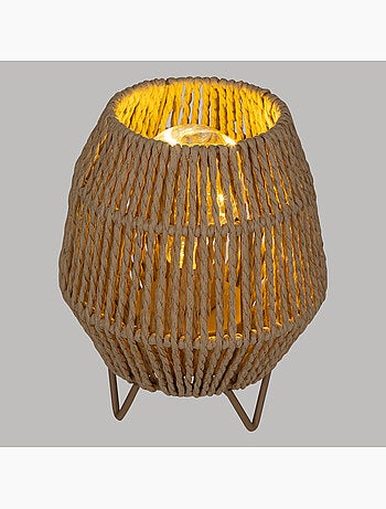 Lampe LED papier naturel ODA