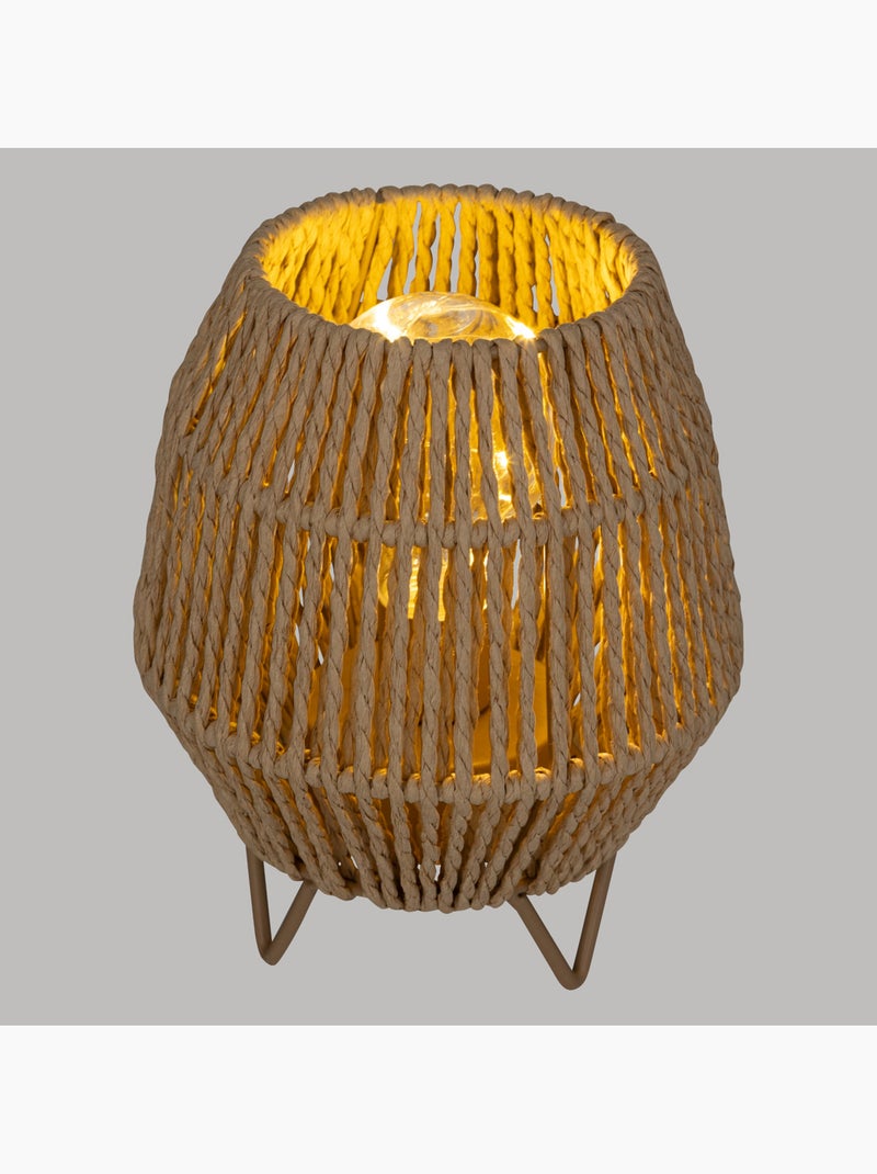 Lampe LED papier naturel ODA Multicolore - Kiabi