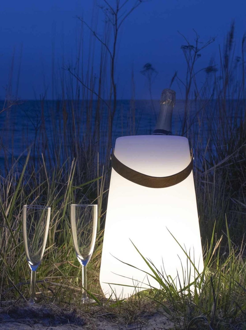 Lampe LED rafraîchisseur à bouteille BRISTOL - House Nordic Blanc - Kiabi