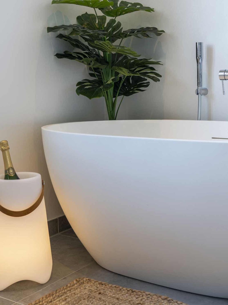 Lampe LED rafraîchisseur à bouteille BRISTOL - House Nordic Blanc - Kiabi