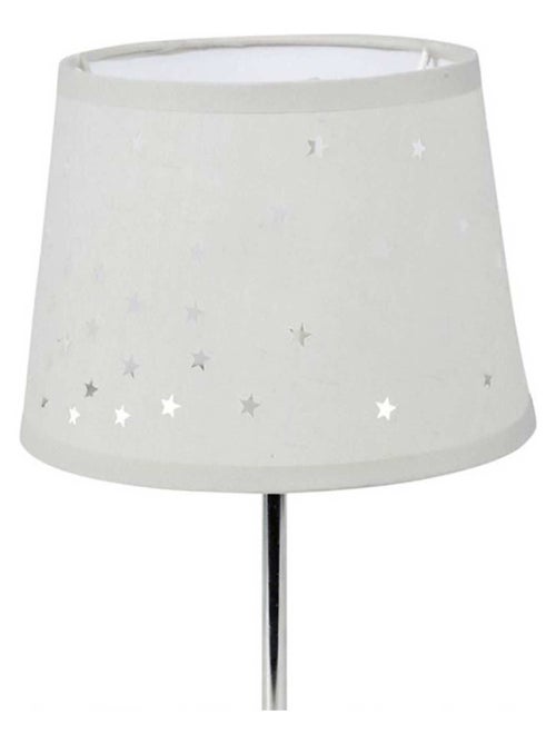Lampe métal abat-jour ajouré étoile gris - Kiabi Lampe métal abat-jour ajouré étoile gris - Kiabi