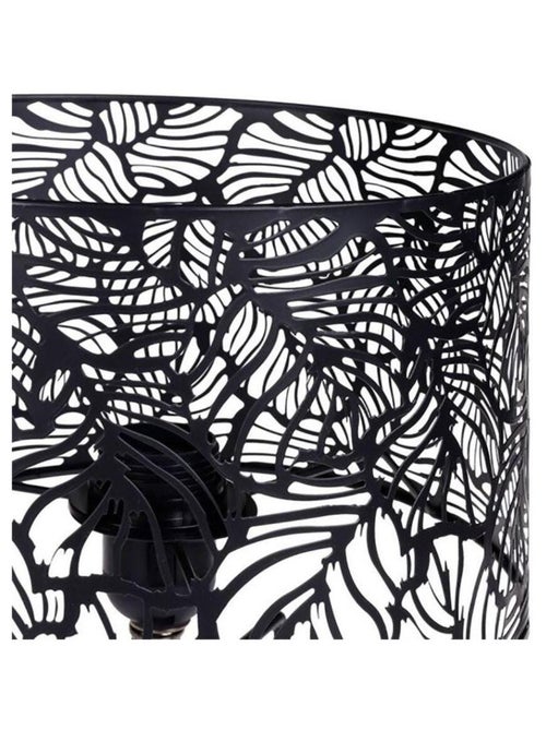 Lampe métal ajouré Calathéa noir - Kiabi Lampe métal ajouré Calathéa noir - Kiabi