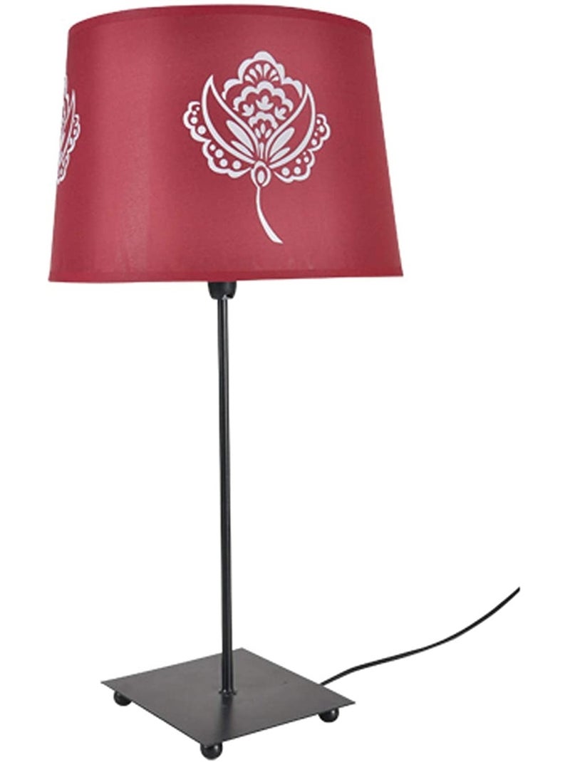 Lampe metal Collection Fleur Violet prune - Kiabi