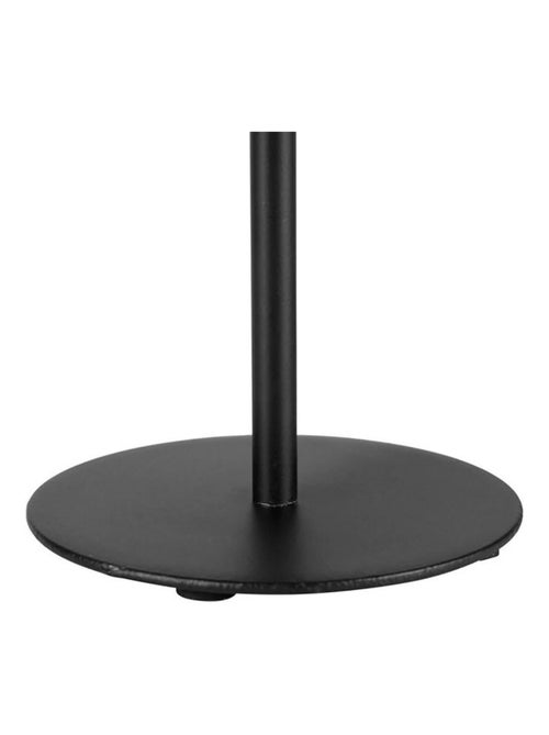 Lampe métal coton Charlotte noire beige - Kiabi
