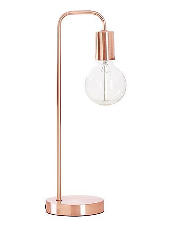 Lampe métal cuivre Keli 46 cm