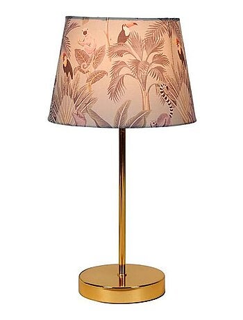 Lampe métal Luxuriance pied doré