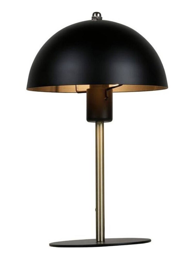 Lampe métal Lydia noire dorée Noir - Kiabi