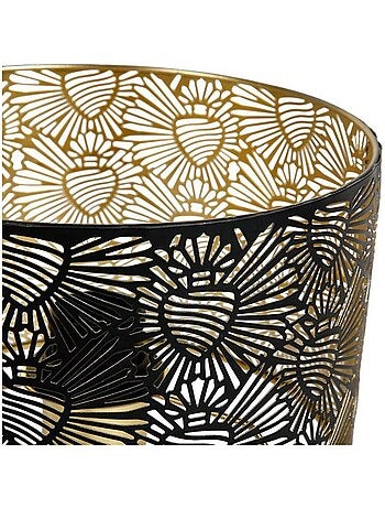 Lampe métal noir doré Corazon D22