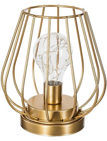 Lampe micro LED métal filaire doré MADI
