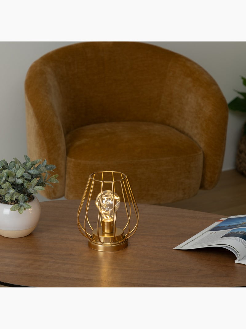 Lampe micro LED métal filaire doré MADI Doré - Kiabi