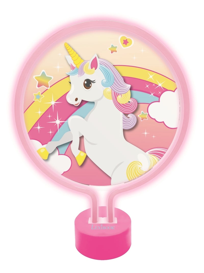 Lampe Néon Déco Licorne Multicolore - Kiabi