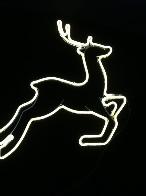 Lampe Neon Rennes de noel 36 cm - Kiabi