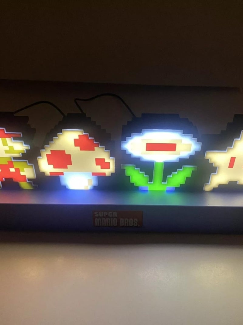 Lampe New Mario Icons Nintendo - World Trade & Technologies Multicolore - Kiabi