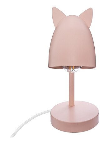 Lampe oreilles métal rose