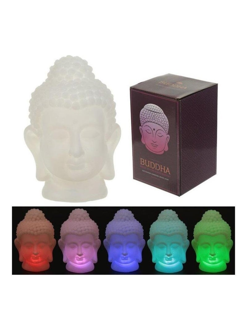 Lampe ou Veilleuse couleurs changeantes Bouddha LED Blanc - Kiabi